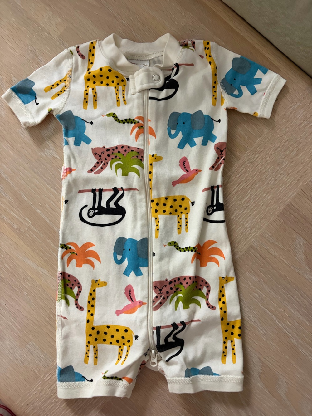 Hannah Andersson Short Sleeve Romper